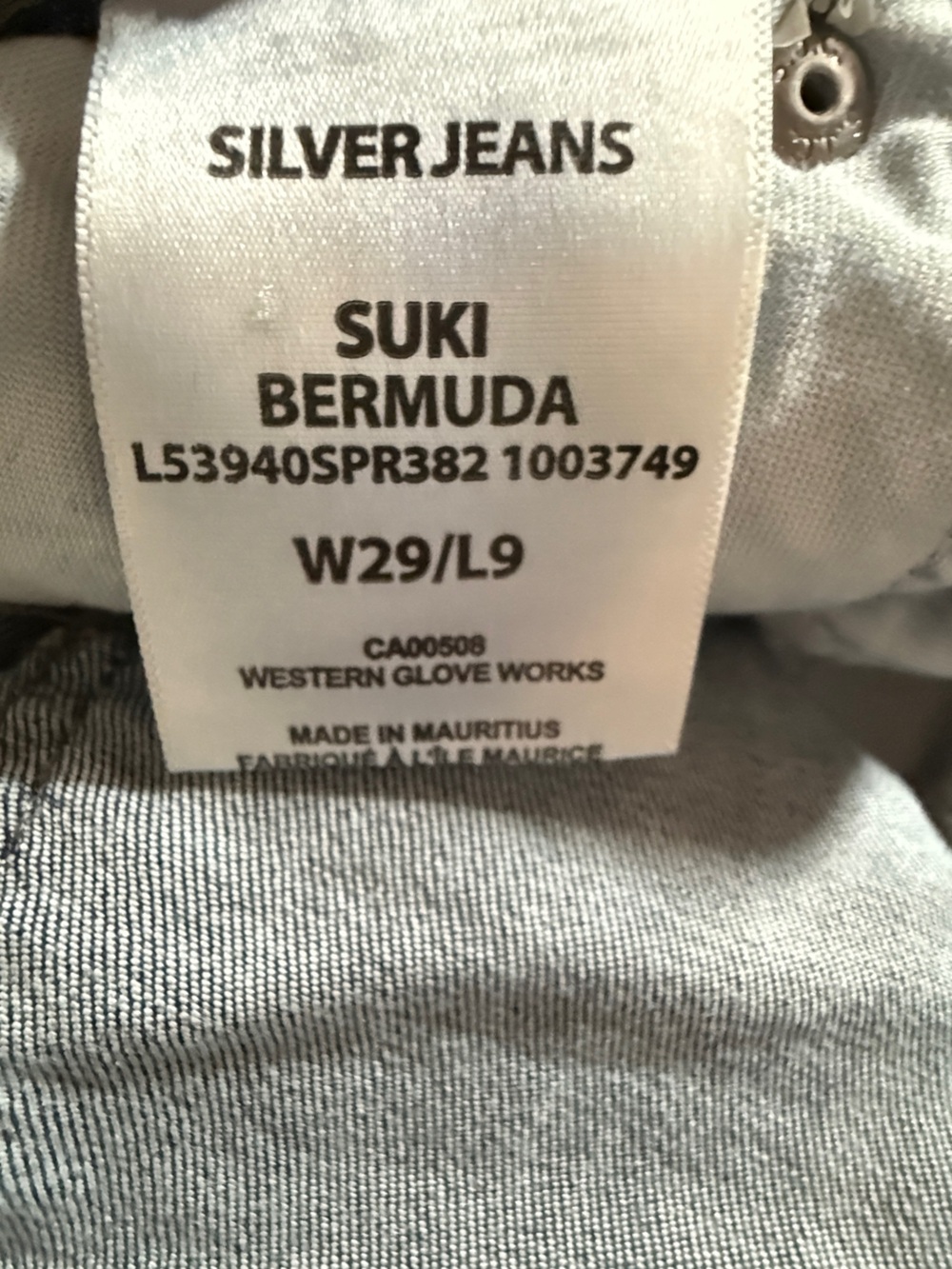 Silver Jeans Dark Blue Denim Bermuda Shorts - Picture 6 of 6